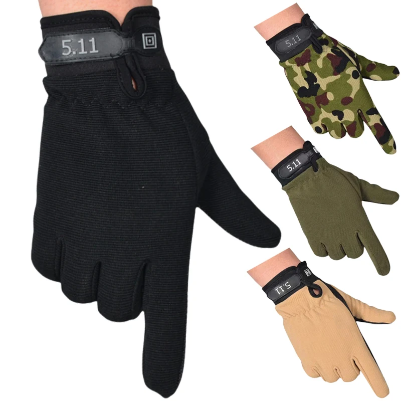 Tactical Gloves Summer Men's Lightweight Breathable Outdoor Cycling Fishing Sports Non-Slip Women Full Finger Glove Half Finger