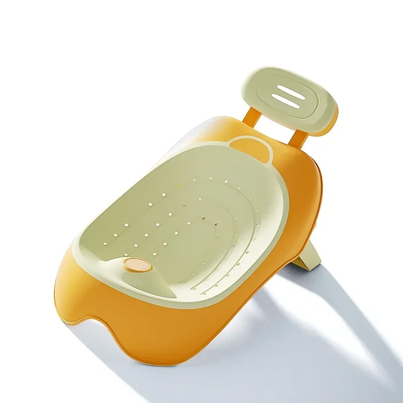 Warm Shower Rack and Shower Net Can Sit and Lie Down for Babies. Non Slip Shower Folding Bath Bed with Support Bracket