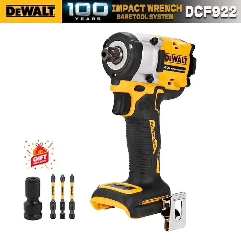 DEWALT DCF922 20V MAX Cordless Impact Wrench With Detent Pin Anvil ATOMIC Variable Speed Rechargeable Wrench DCF922B Tool Only