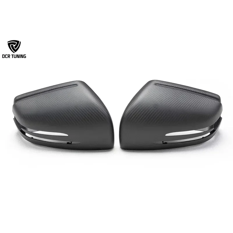 Matte Finish Dry Carbon Fiber Side Mirror Cover for - G Class W463 GLE W166 X166 GLS 2012+ Replacement Parts