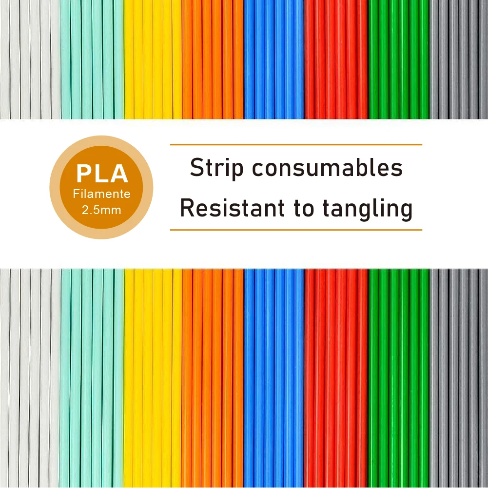

SUNDI 32 Colors 110PCS PLA 3D Pen Filament 2.5mm 15cm Refills Compatible with 3Doodler Start for 3D Drawing DIY