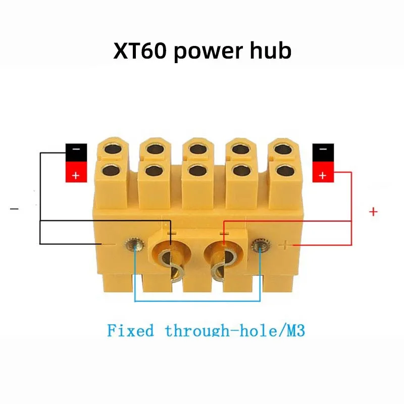 Tarot power distribution module power distribution board high current XT60 power hub TL60-10 multi-axis model aircraft