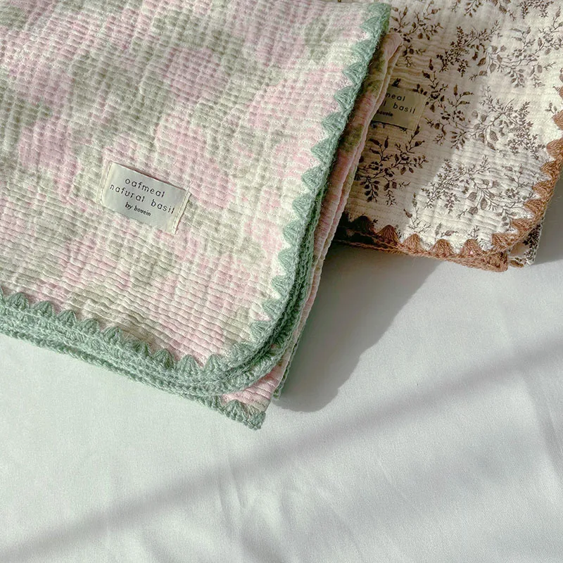 Cotton Printing Baby Blanket Anti-shock Breathable Newborn Hooded Swaddle Wrap Cartoon Envelope Sleep Sacks Bedding Blanket