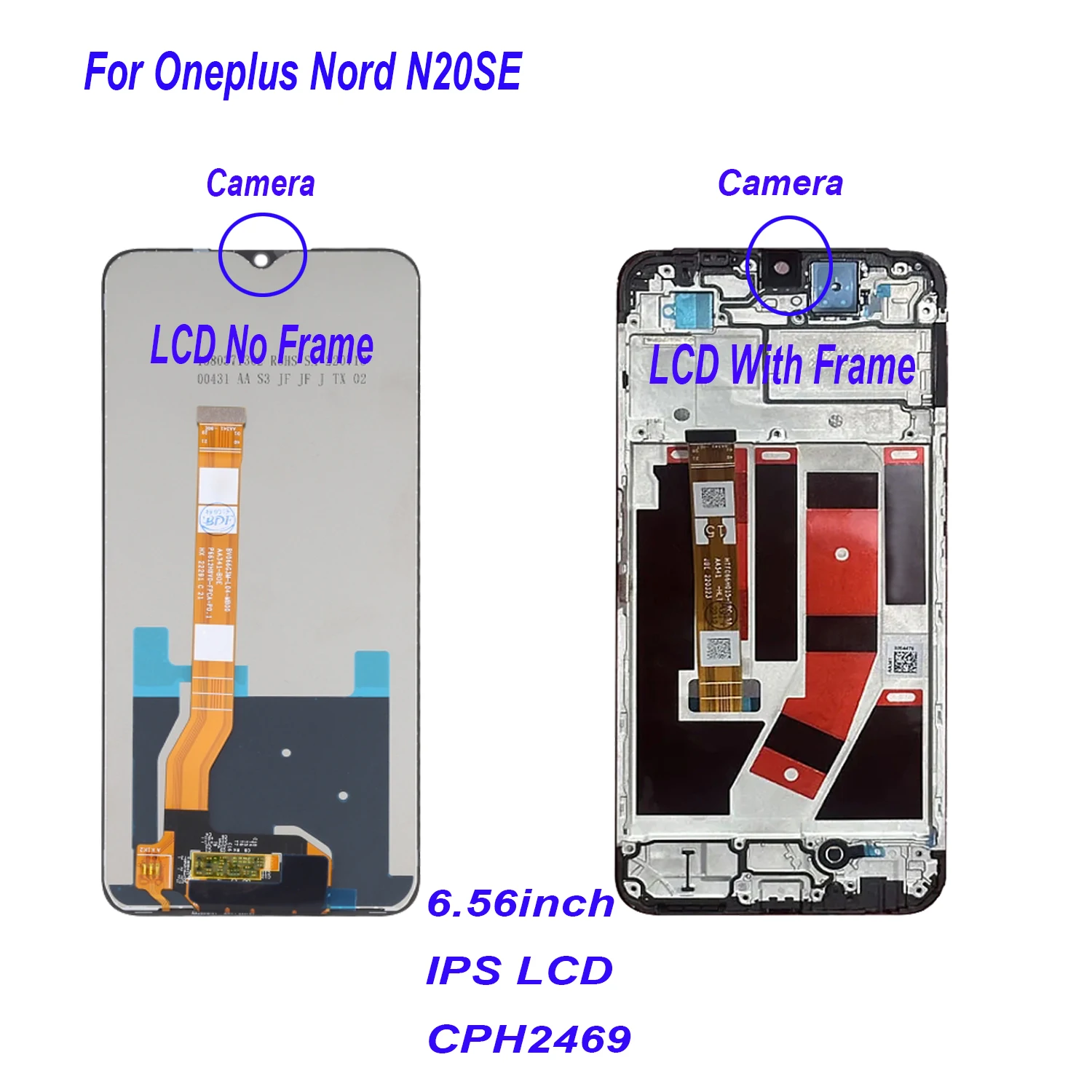 For Oneplus Nord N20 SE CPH2049 GN2200 CPH2459 LCD Display Touch Screen Digiziter Assembly