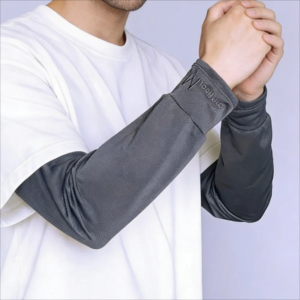 

Outdoor Sports UV Arm Sleeves 1 Pair Sun Protection Breathable for Driving Cycling Hiking