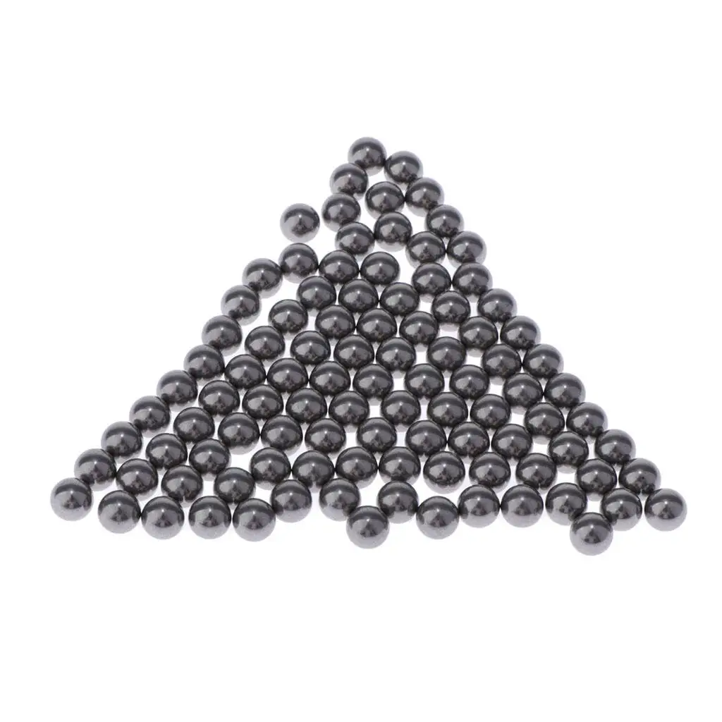 100 Pack Cleaning Balls Stainless Steel Reusable Antirust for Touiller Painting (Dark Gray)