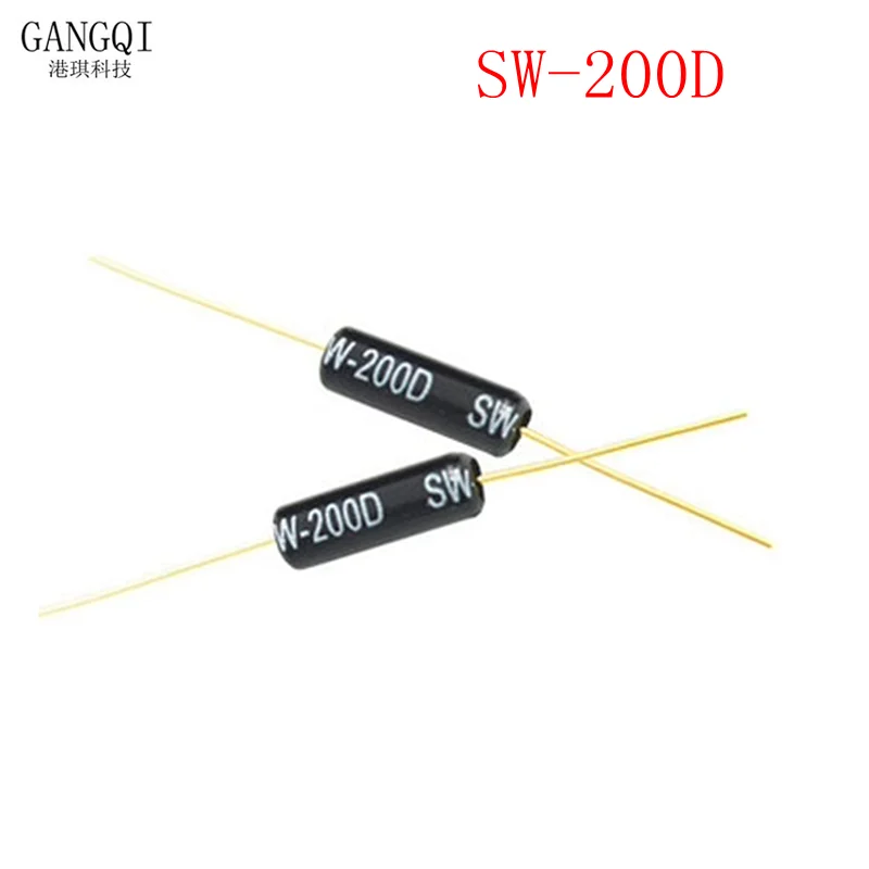 10PCS SW-200D Vibration switch Ball switch Tilt switch Double bead Angle sensor SW200D