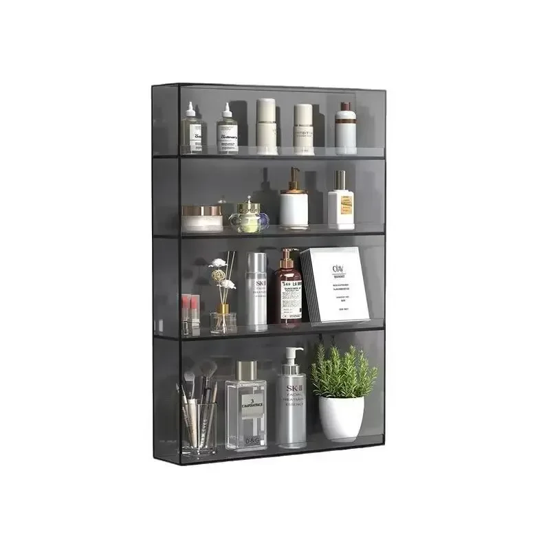 

Bathroom wall rack non-punching acrylic transparent color
