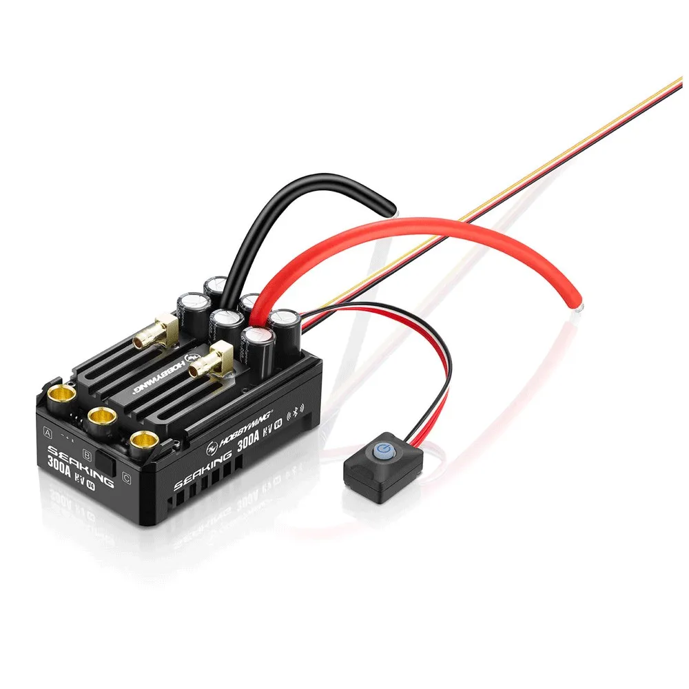 HOBBYWING Seaking V4 200A 300A HV Electronic Speed Controller Bluetooth&BEC Waterproof Brushless ESC For RC Boats Ships Model