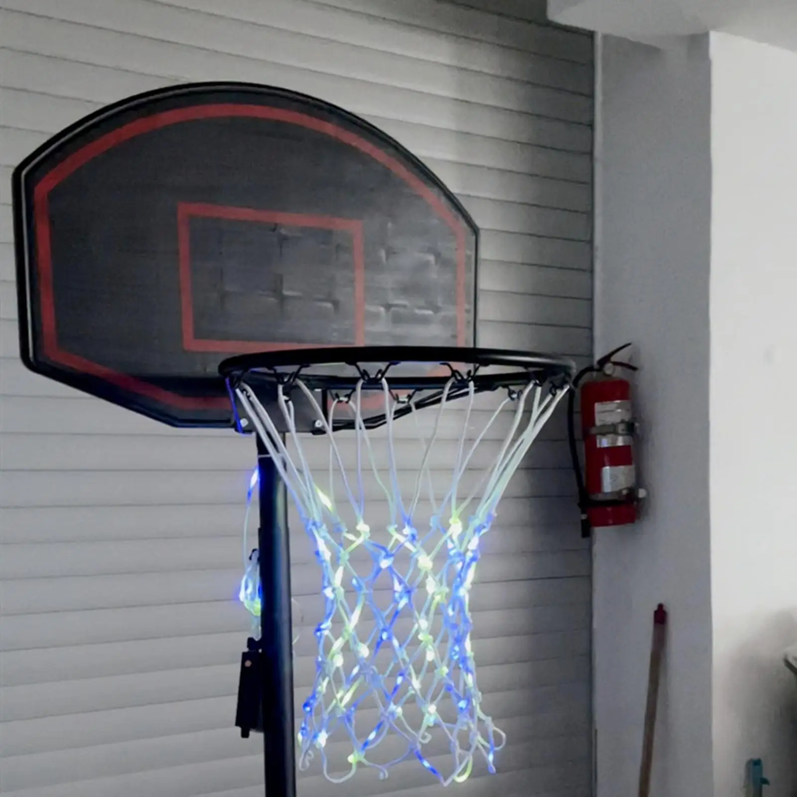 

Outdoor Luminous Nightlight Basketball Net Basketball Rim LED Light for Backyard Outside Outdoor game Basketball Training