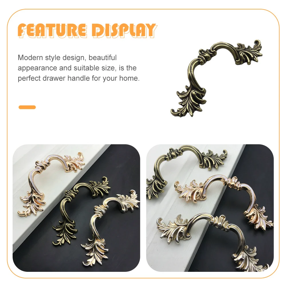 

Durable Zinc Alloy Door Handle Modern Drawer Pulls Simple Furniture Cupboard Knob Exquisite Design Comfortable Home Decor