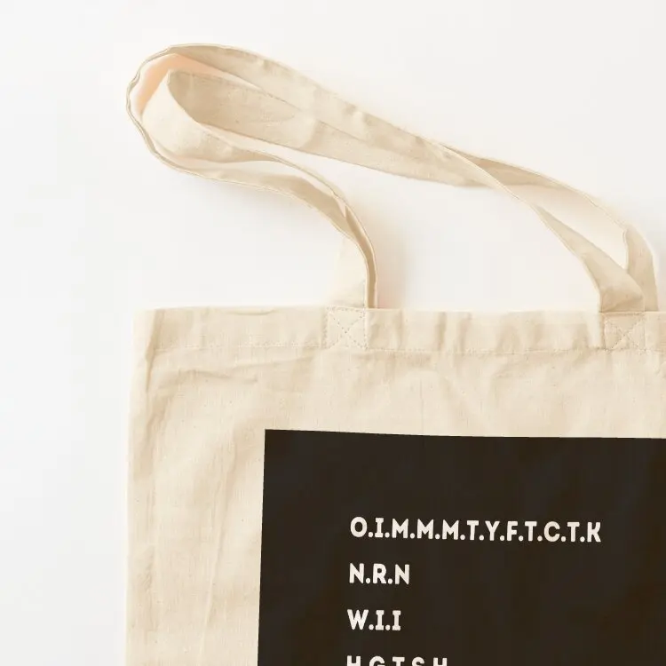 Once I Make My Move, Then You're Free to Check the King Tote Bag shopping bag logo Shopping bags Lady bags