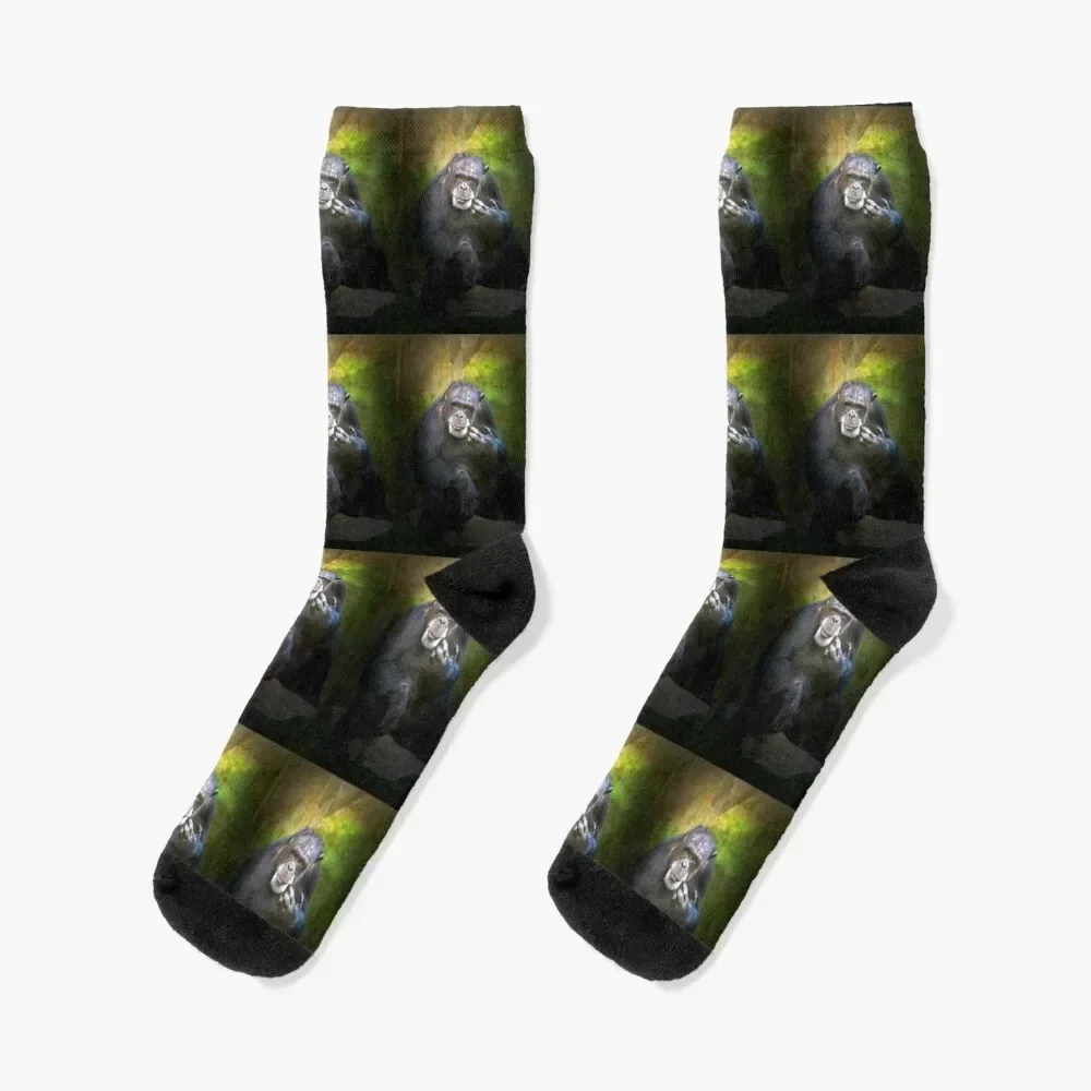 

Chimp Socks Antiskid soccer heated gifts fashionable Socks Men Women's hockey Toe sports Climbing Socks Women Men's