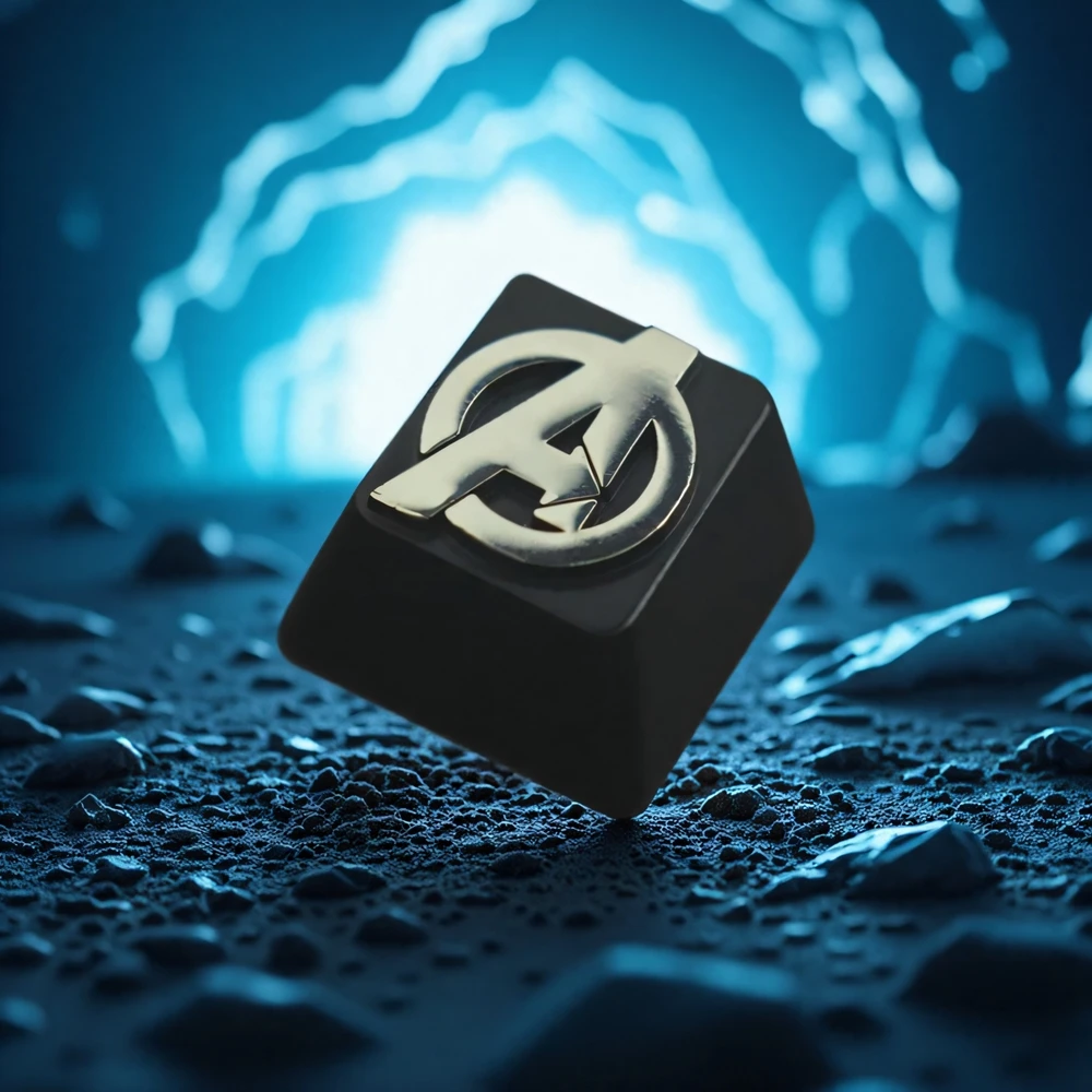 

1 шт. Keystone Superhero-Themed клавиатура из алюминиевого сплава — высота R4, Cherry MX, совместимая с механическими клавиатурами