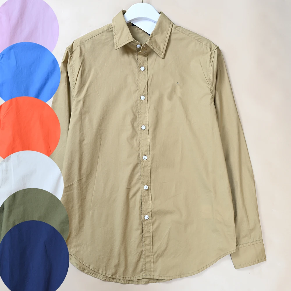 

Spring New Casual Versatile Silk Cotton Long Sleeve Single Button Loose Slimming Embroidered Shirt Women's Fashion Style