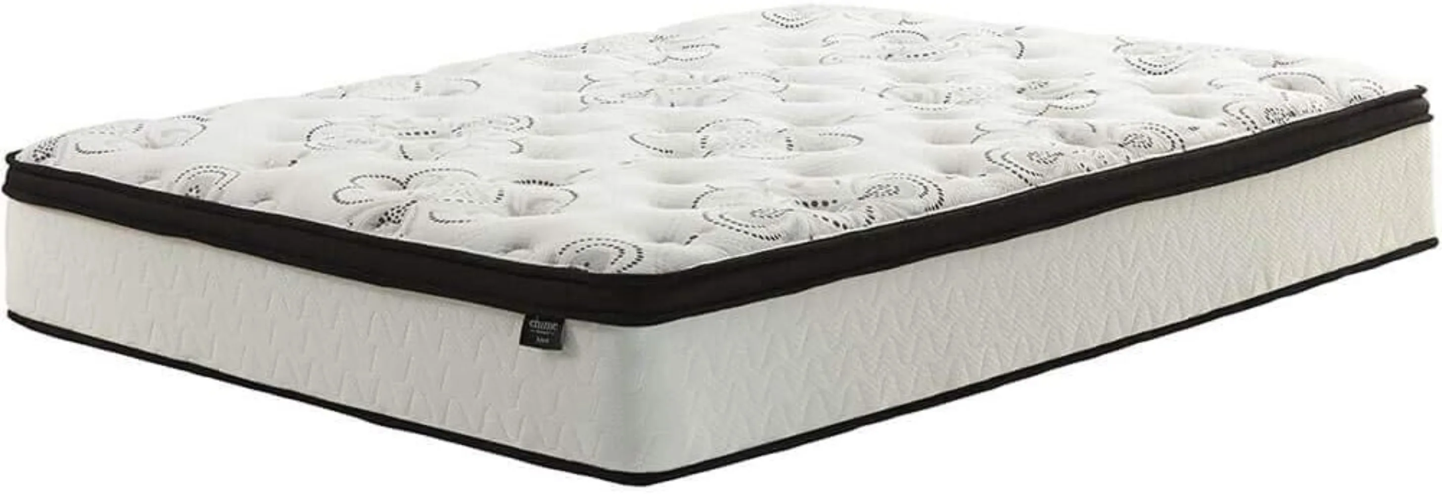 Signature Design By Ashley Queen Size Chime 12 Inch Medium Firm Hybrid Mattress with Cooling Gel Memory Foam