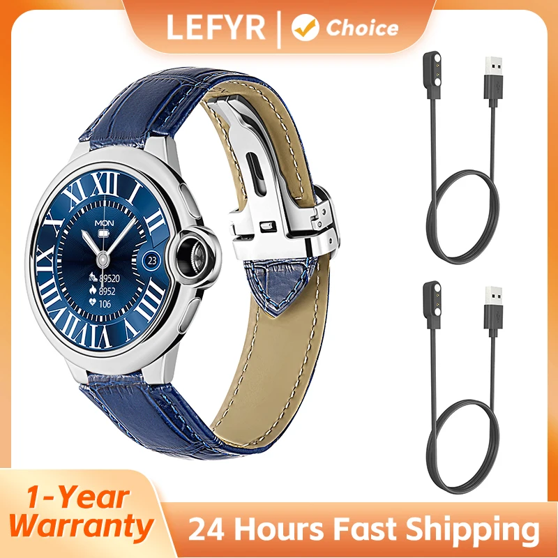 Smart Watch Women Men 2024 LEFYR AW28 Smartwatch Fitness Wristband Bluetooth Call AI Voice Connected Military Copy Brand Girls