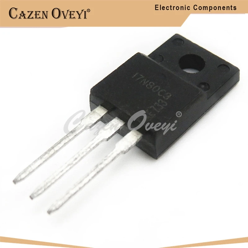 （5pcs）FQPF10N60C FQPF10N60 FCPF11N60 11N60 SPA17N80C3 17N80C3 TO-220F
