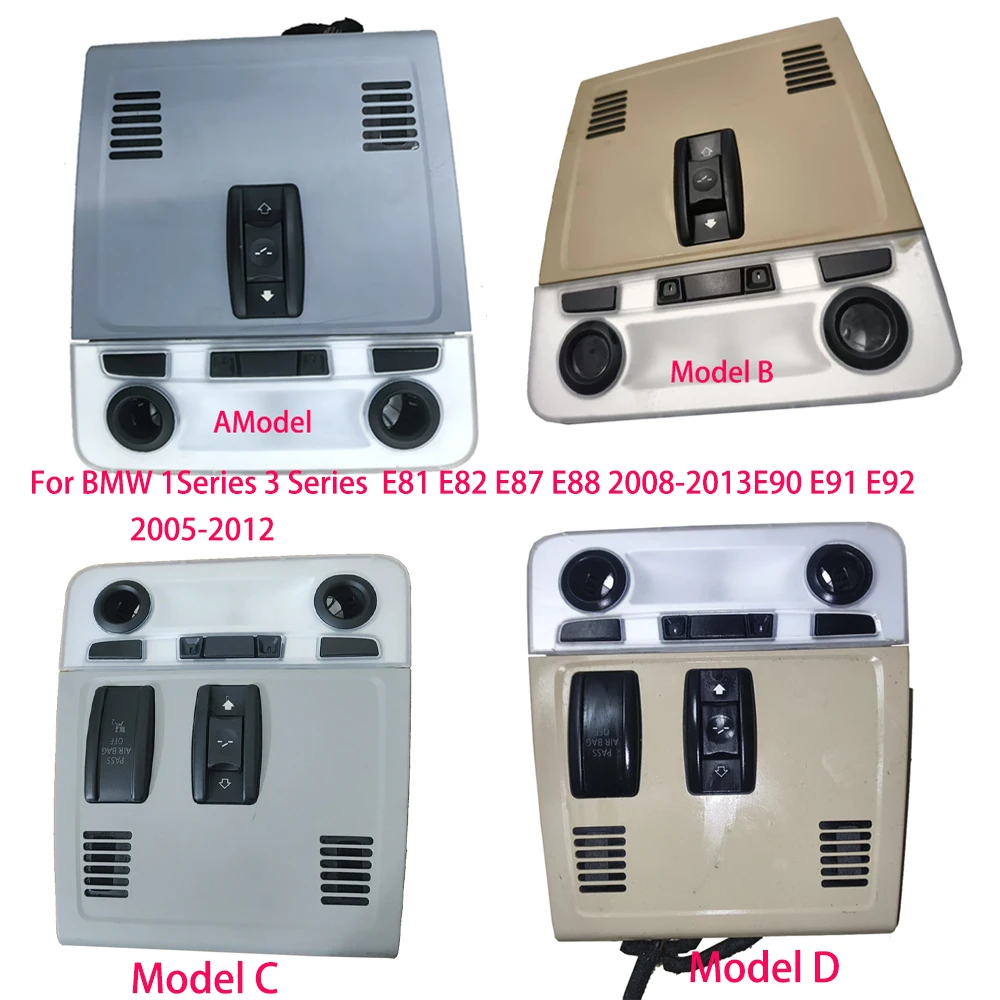 Applicable to the front reading lights For BMW 1 Series, 3 Series (E90, E91, E92, E81, E82, E87, E88) models from 2005 to 2012
