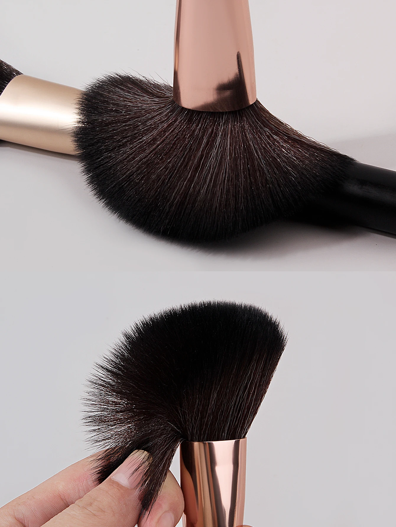 Hochwertiger loser Puderpinsel, multifunktionales Make-up-Werkzeug, weicher Rougepinsel, Konturpinsel, Anfänger-Make-up-Pinsel, tragbar