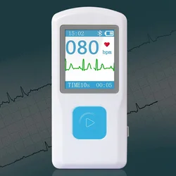 Bluetooth Portable Handheld ECG EKG Monitoring PM10 Electrocardiogram Digital Electronic Multi-functional Visual ECG Machine
