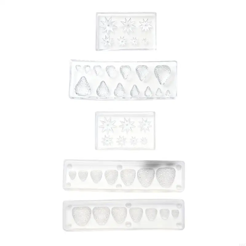 

2025 New Perfect Detail Silicone Strawberry Mold For Resin Craft And Jewelry Making