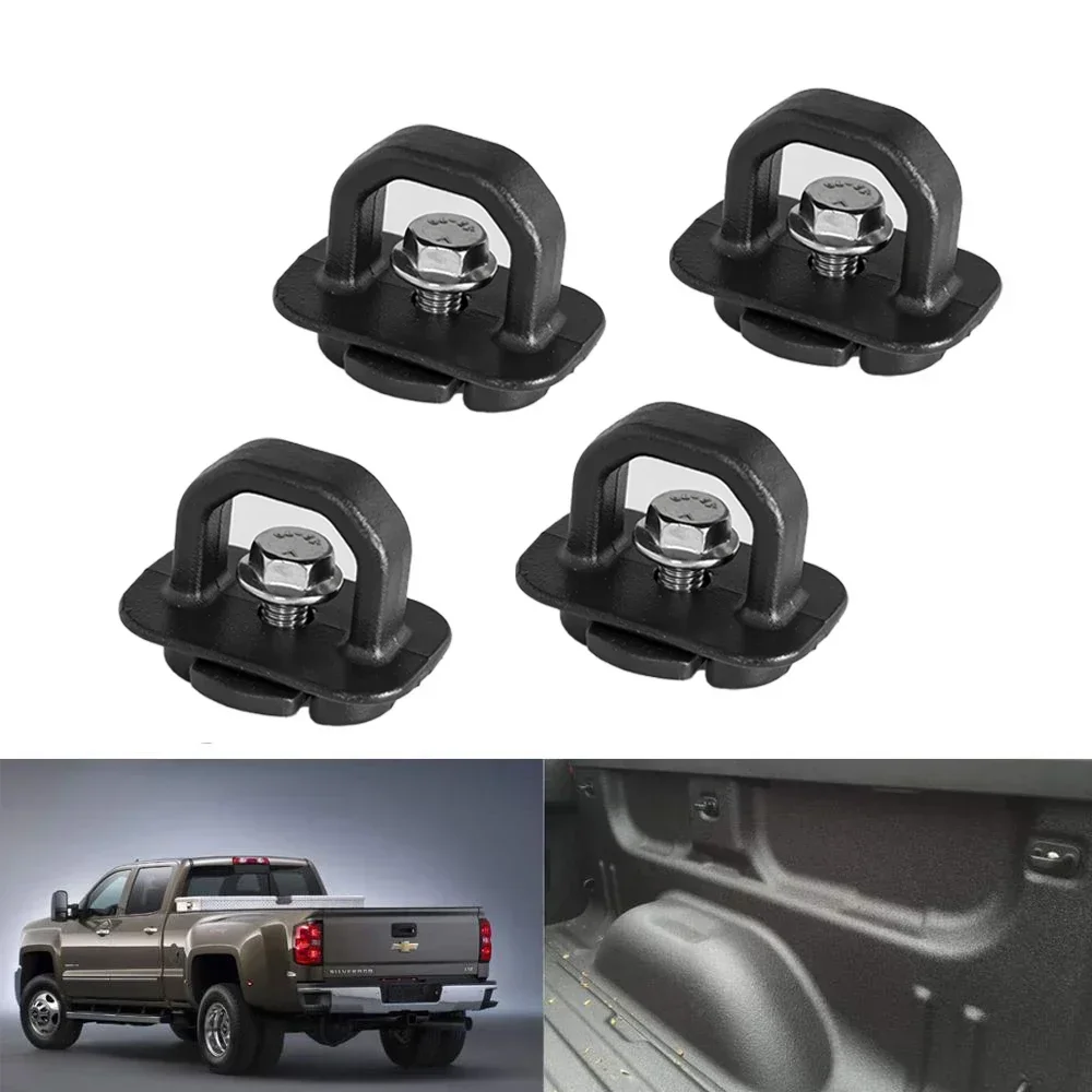 Trunk Tie Down Anchor Pickup Truck Bed Side Wall Clip For Ford Chevy Silverado GMC Sierra Colorado Canyon Cargo Trunk Hook