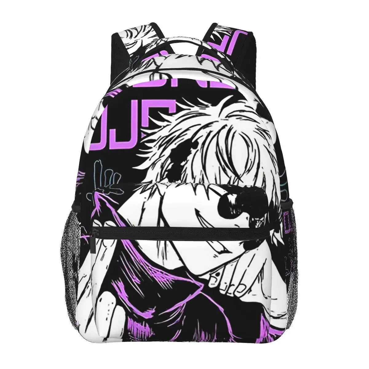 

Satoru Gojo Anime Japanese Manga Student Backpack School Bag Hiking Travel Daypack for Men Women Fashion Bookbag Shoulder Bags