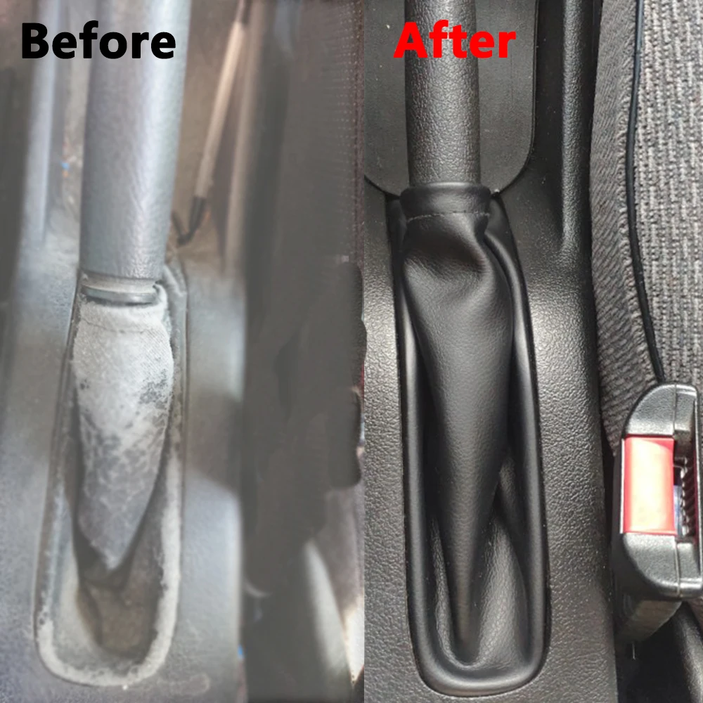 Anti Slip Parking Hand Brake Gaiter Cover Handbrake Covers Boot For Vauxhall Opel Astra G 1998-2009