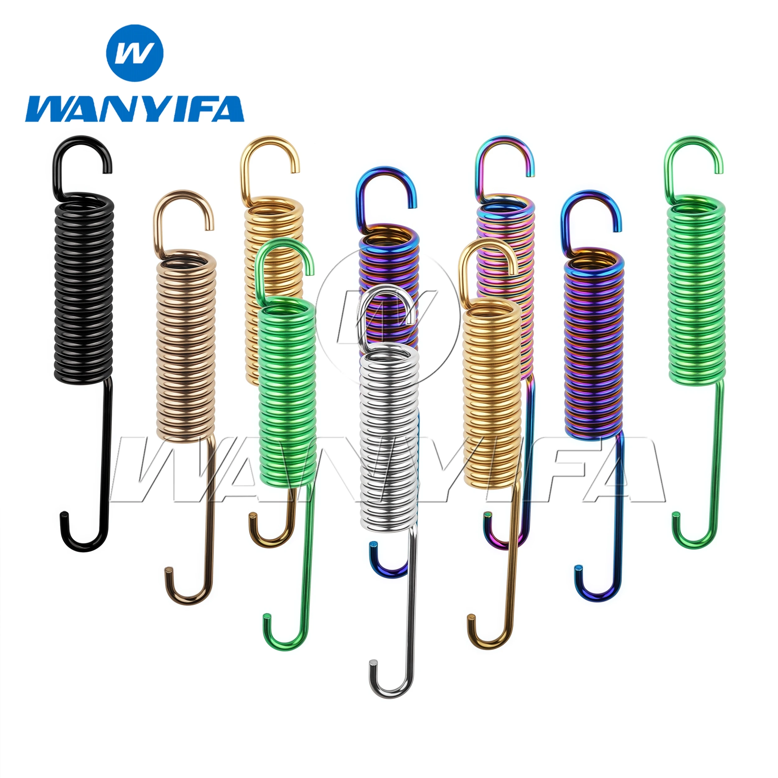 Wanyifa Titanium Alloy Spring Tool (150mm Length / 3.2mm Wire Diameter) with Side Support, Tailored for Motorcycle Fasteners
