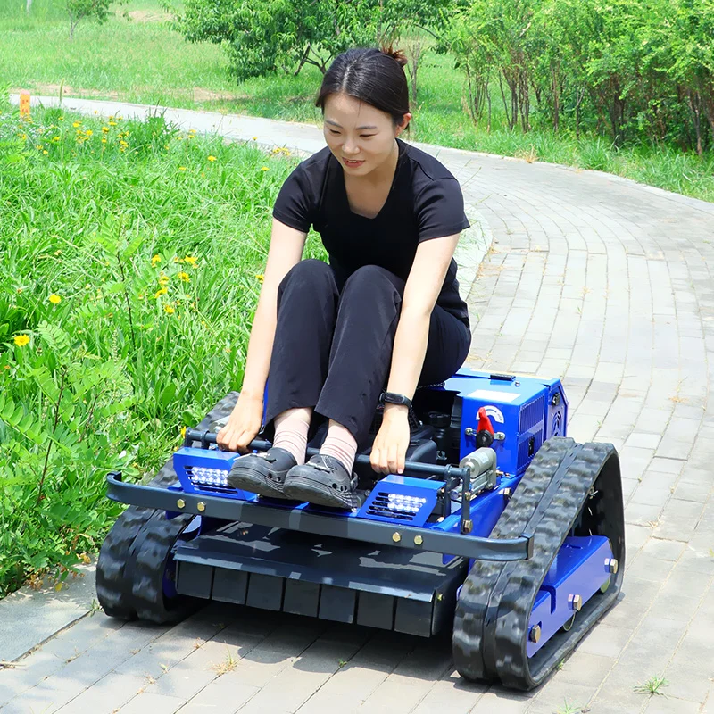 Strumenti agricoli diretti in fabbrica di robot da diserbo intelligente per tosaerba telecomandato personalizzato per tutti i terreni