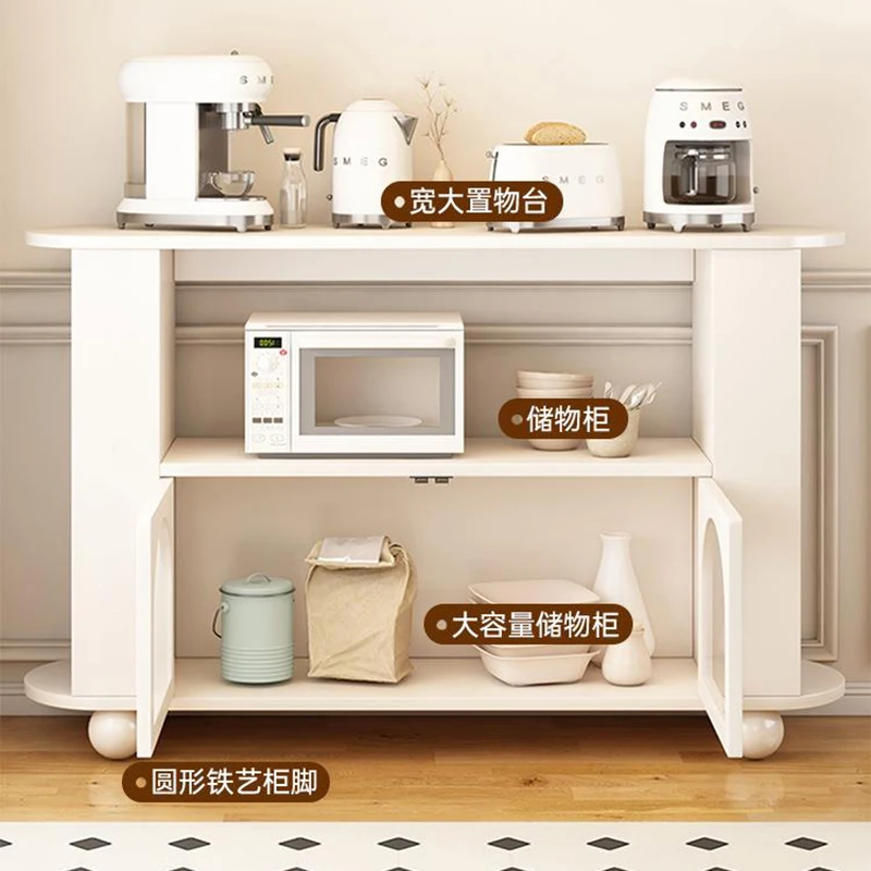 خدمة خزانة غرفة المعيشة البسيطة، تخزين خشبي ريفي، خزائن غرفة المعيشة، عرض موفر للمساحة، أثاث فريد من نوعه فيترينا #5