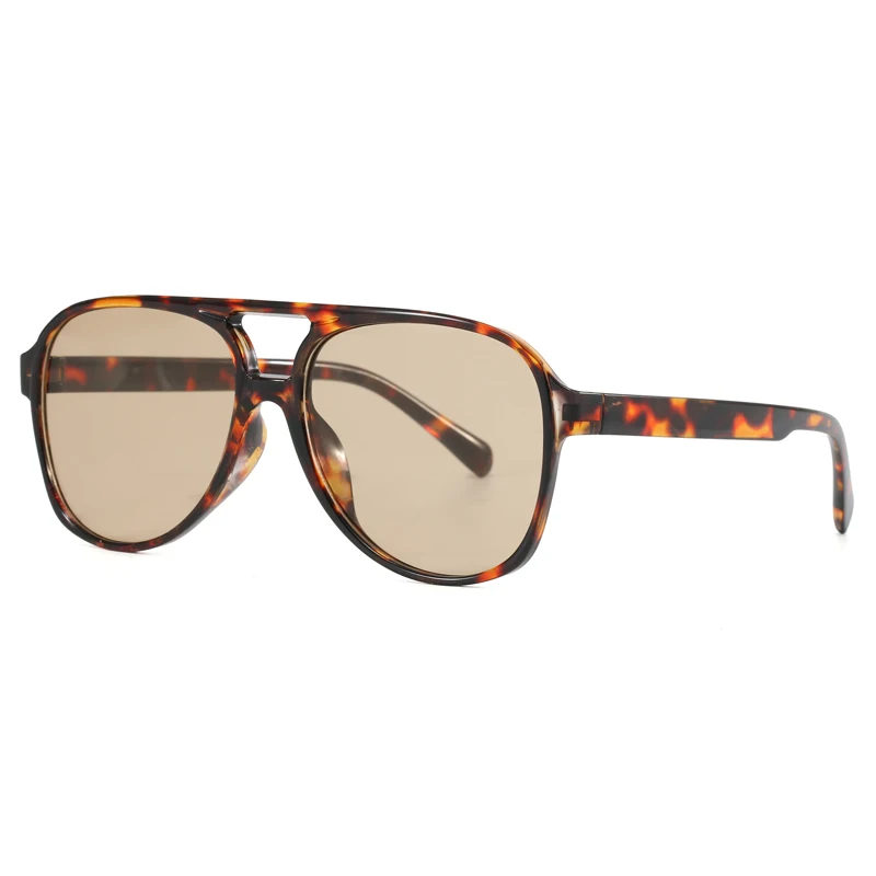 Lunettes de protection mode grand cadre carré femmes lunettes de soleil lentille colorée dégradé lunettes de soleil en plein air lunettes décontractées UV400