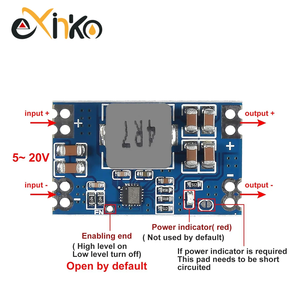 10PCS Hoge Efficiëntie Uitgang 3.3V 5V 9V 12V 5A mini560 Step Down DC-DC Converter spanningsregelaar Buck Gestabiliseerde Voeding