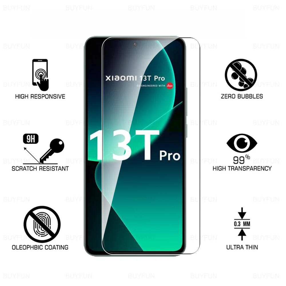 For Xiaomi 13T Pro 5G Glass 6To1 Tempered Glass Lens Film Xaomi Mi 13TPro Mi13T 13 T T13 Xiaomi13T 6.67inch HD Screen Protector