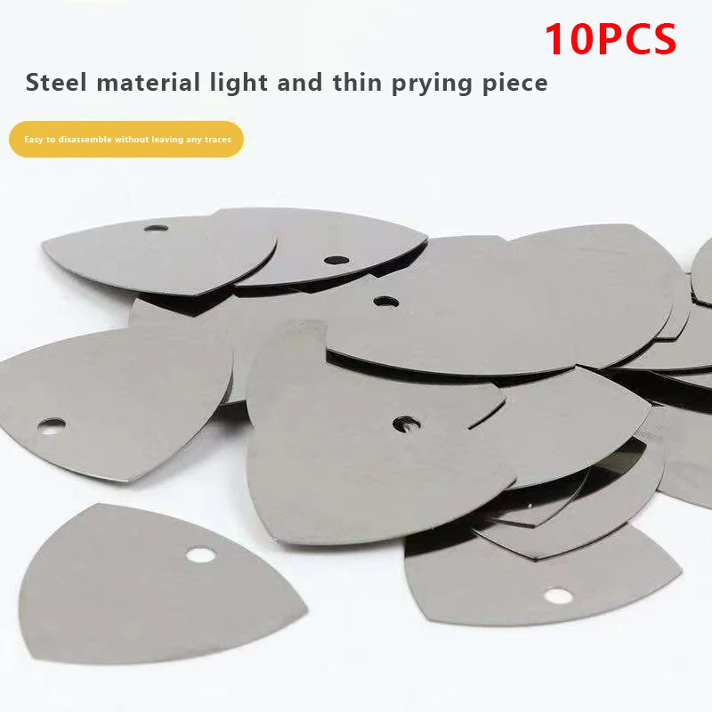 【C】10 Piezas Láminas Flexibles de Acero Inoxidable para Desmontaje, Palanca, Barra de Apertura para Reparación de Pantalla de Computadora, Móvil, LCD