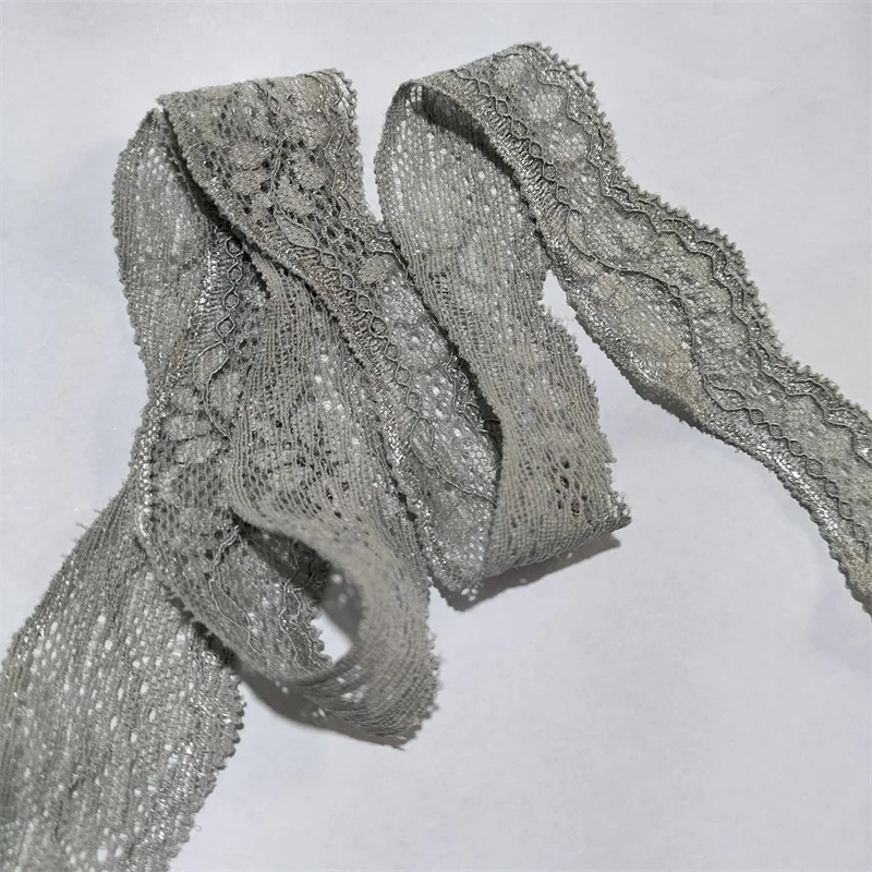 2024 S1099 3CM GREY LACE TRIM