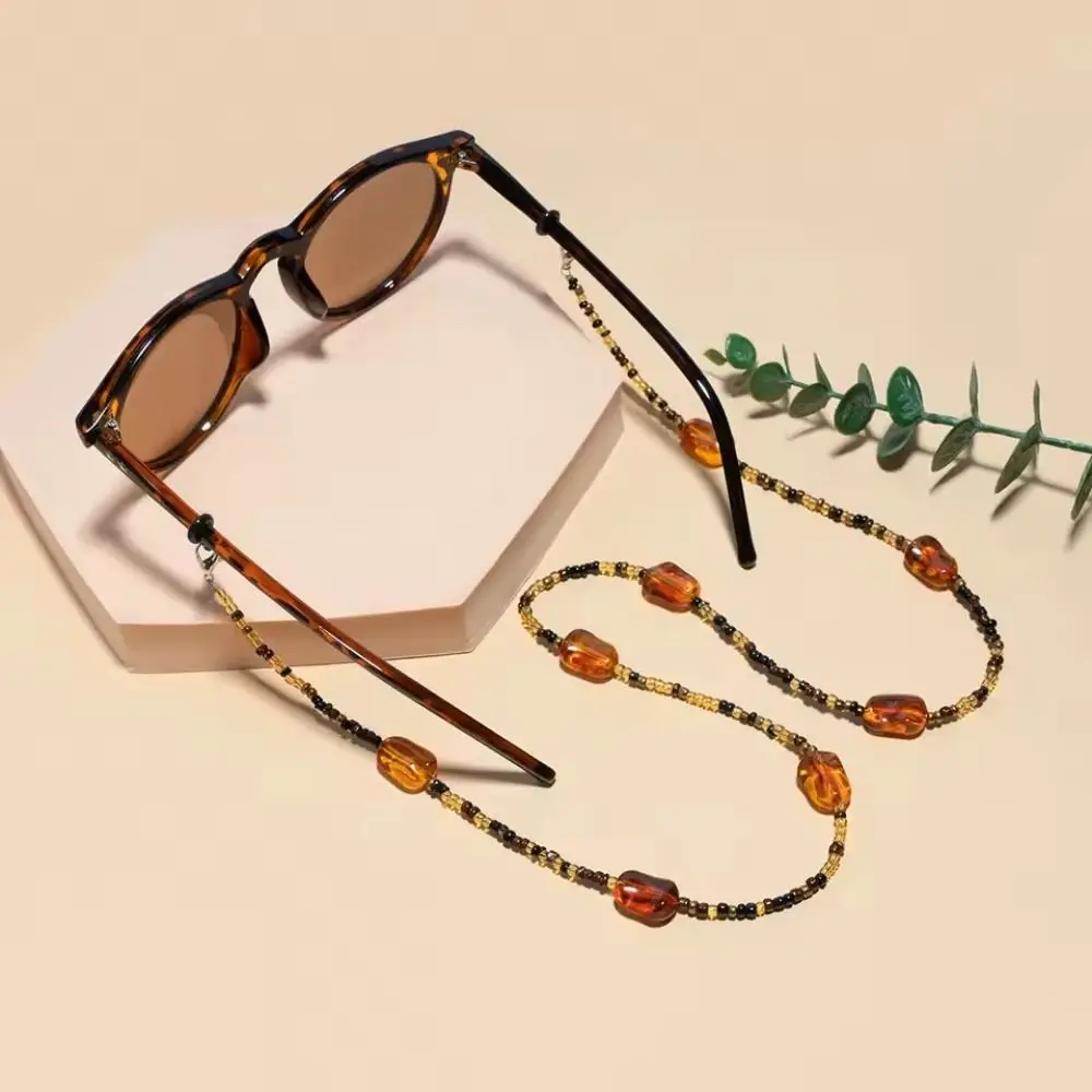 

Anti Slip Anti Falling Eyeglass Mask Sunglasses Chains Anti-Lost Fashion Glasses Cord Holder Retro Eyewear Lanyard
