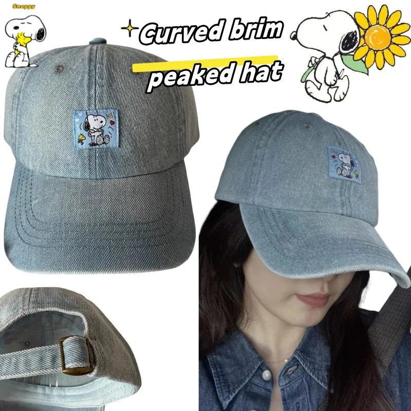 

Peanuts Snoopy Anime Peripheral Creative Personality Cartoon Adjustable Outdoor Leisure Sunshade Cap Gift for Boys and Girls