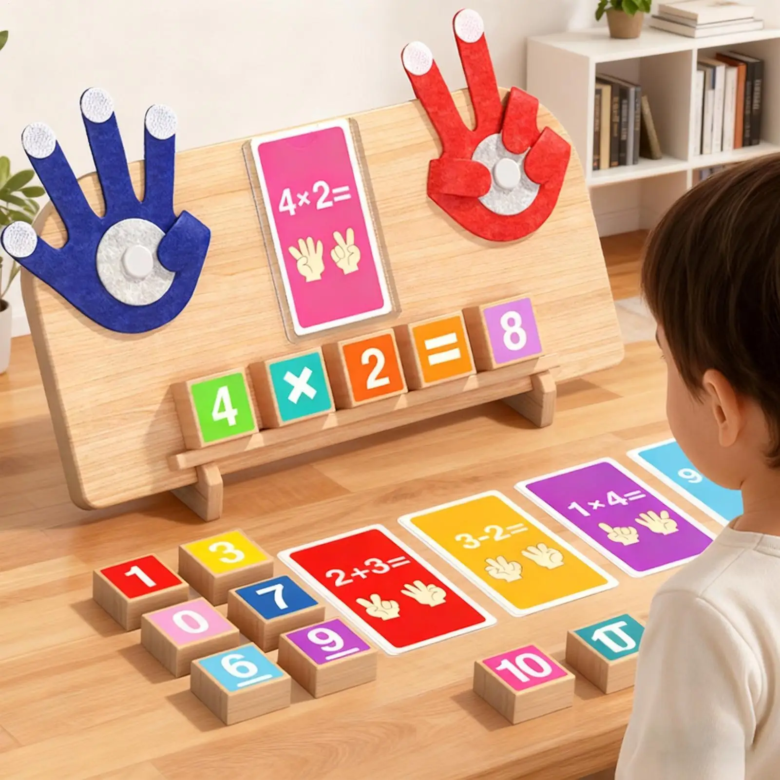 Math Learning Toys 3-6 Years Old Educational Arithmetic Preschool Math Manipulatives Counting Blocks For Preschoolers Students