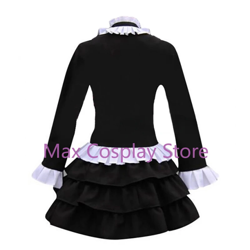 Max Erza Scarlet Cosplay Costume Women Lolita Uniform Maid Dress Girls Skirt Halloween Carnvial Party Suit Custom Made YW