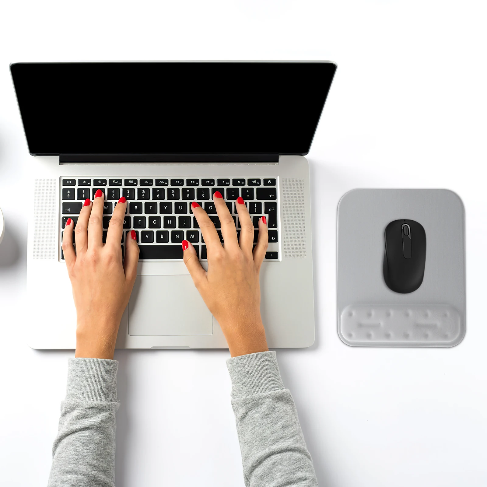 

Memory Foam Hand Holder Cushion Mouse Pad Wrist with Small Rest Ergonomic for Human Body Gaming