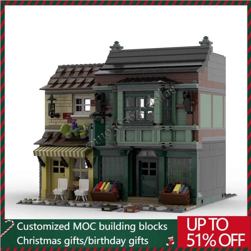 1793 pçs moc filmes famosos série modular apartamento modelo arquitetura blocos de construção diy crianças montagem tijolos brinquedos presentes