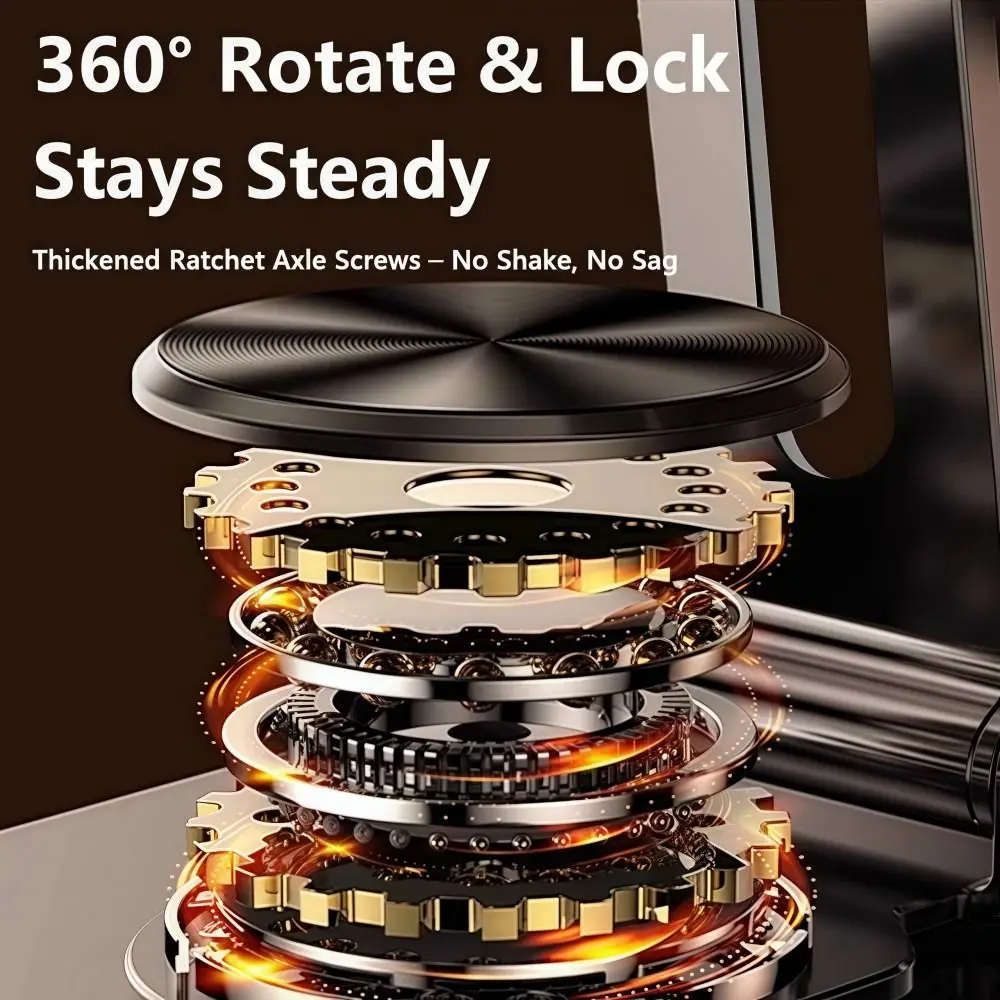 Foldable Cat Claws Tablet Holder 360° Rotation Hollowed-out Alloy Tablet Stand Heat Dissipation Rotatable Phone Stand