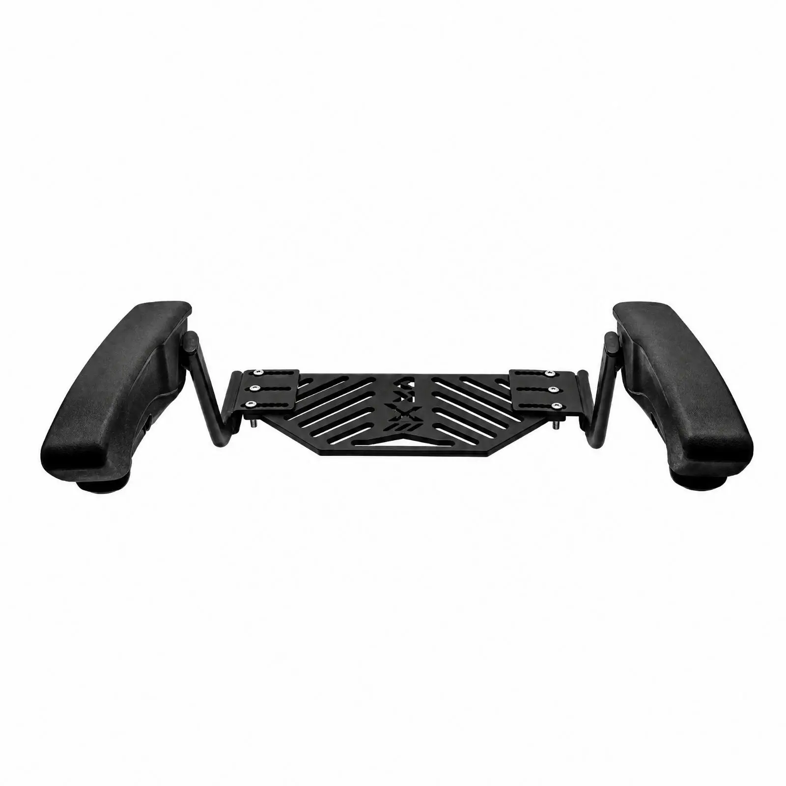 Motorcycle Rear-Rack Passenger Armrest Stainless-Steel Base Electric Bike Rear-Rack Passenger Armrest Screw-Mounted