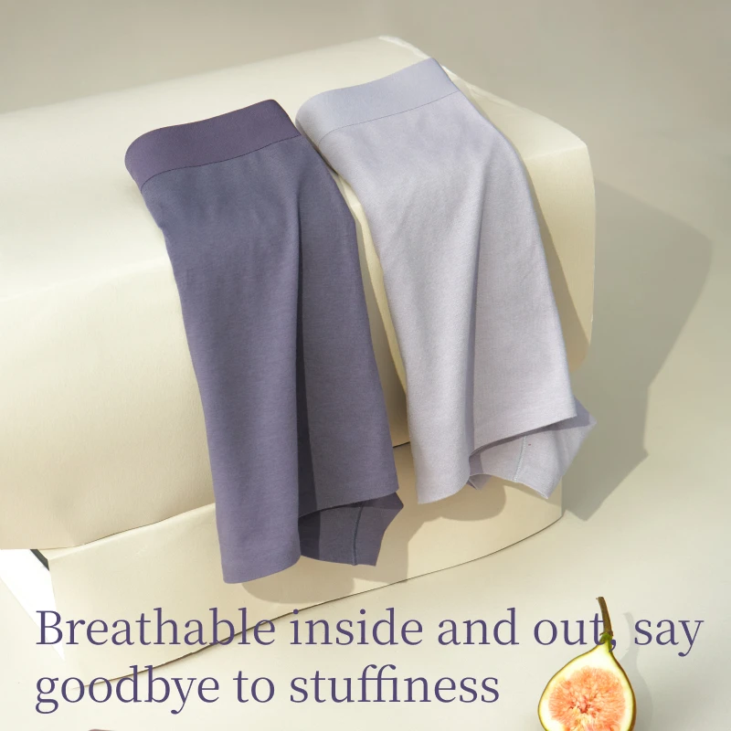 SUJIIN 3Pcs/Lot Men's Panties Seamless Cotton Boxers Underwear Man Antibacterial Breathable Quick-drying Underpants Male XN002