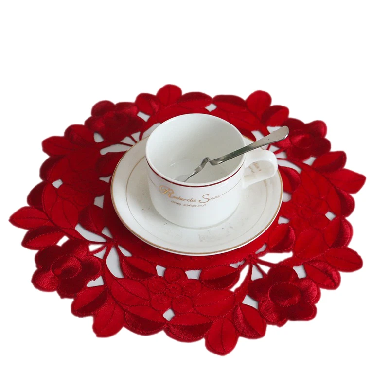 

Heat Insulation Dining Tablemat Drink Cup placemats Glasses Kitchen Home Mat Non-Slip Decoration And Accessories For The Table