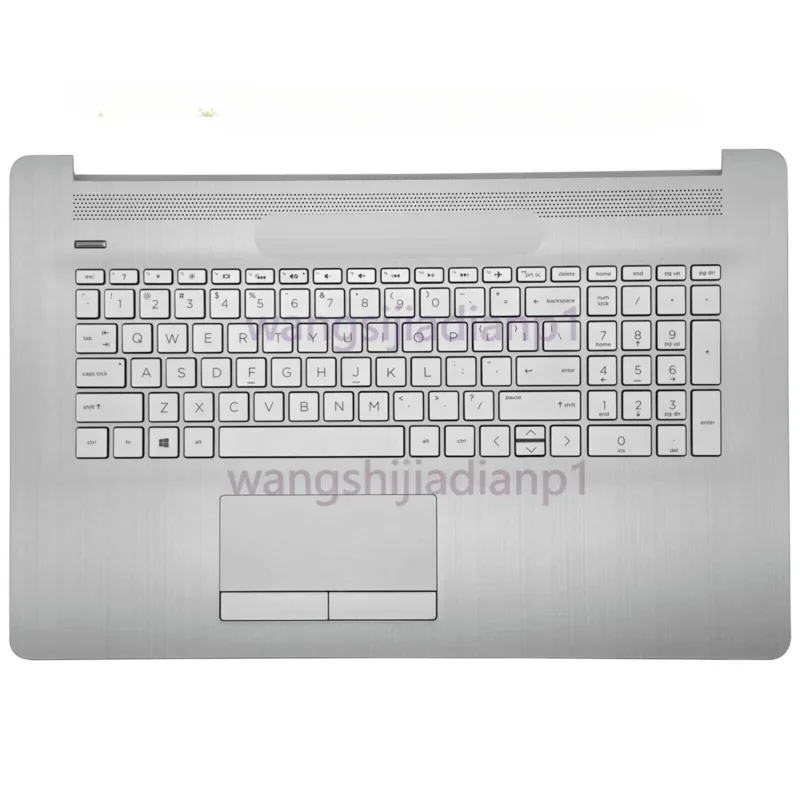 

Palmrest for HP 17BY 17-BY 17-CA Backlit Keyboard PTP Touchpad L92783-001 Silver