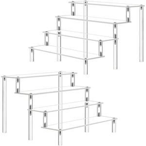 Acryl Display Riser Rack, Clear Cupcake Organizer, Puppendekor-Parfüm, Amiibo Funko Pop-Figuren, 1-5 Schichten 8 Hauptverkaufs -Parfümunterstützung - №7