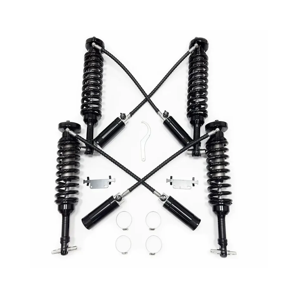 

2 Inch Lift Front Shock Absorber Kit for Ford Bronco 2.5 Inch Coil Spring Racing Suspension Struts
